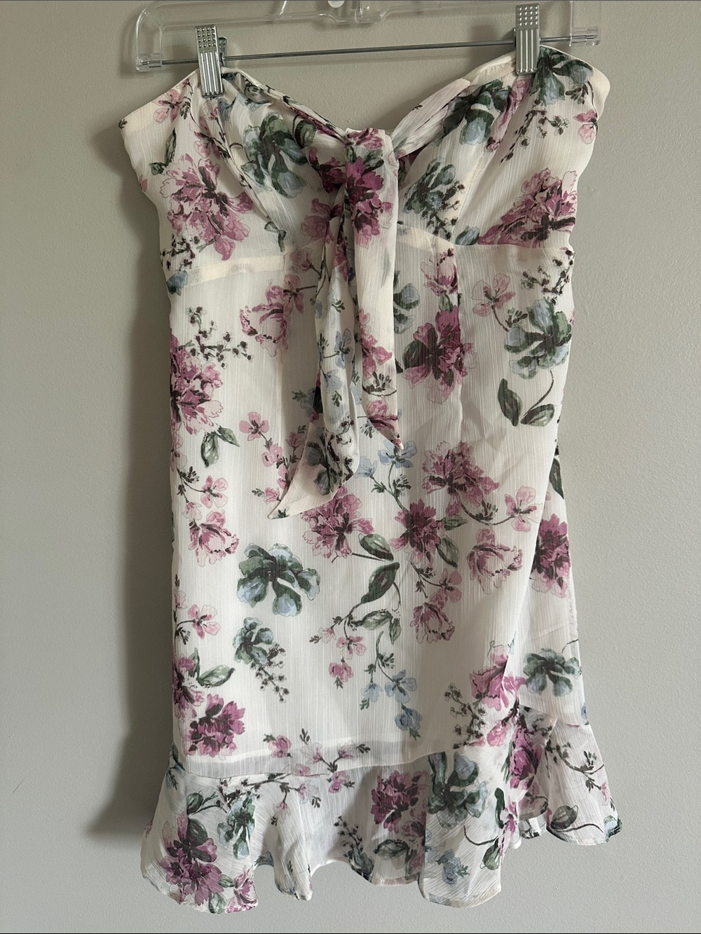 NWT floral strapless sweetheart dress - Picture 9 of 9